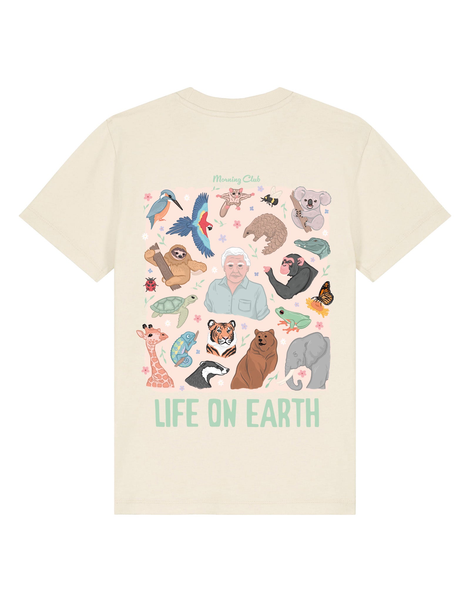 Life On Earth Printed Organic Cotton Childrens T-Shirt