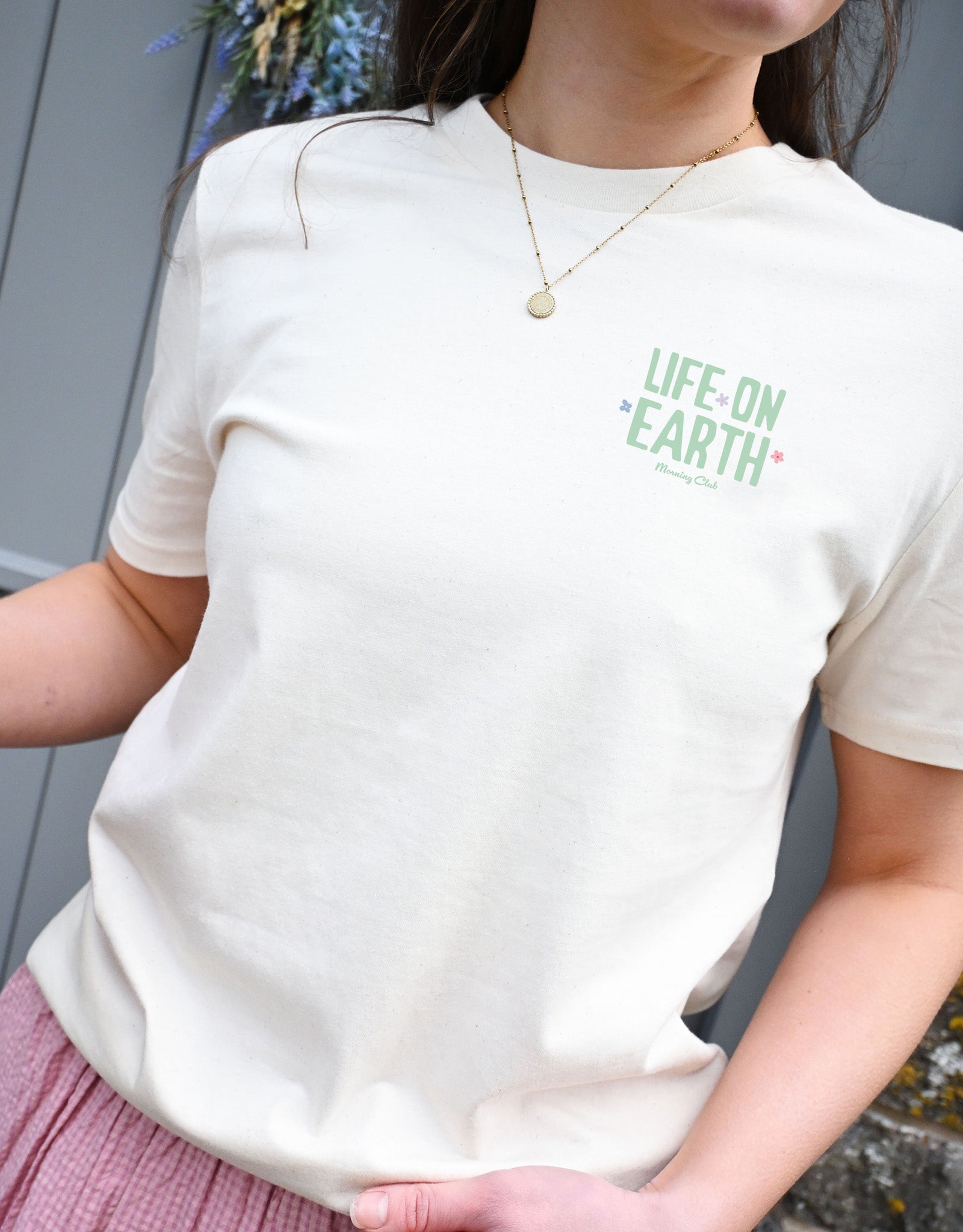 Life On Earth Printed Organic Cotton T-Shirt