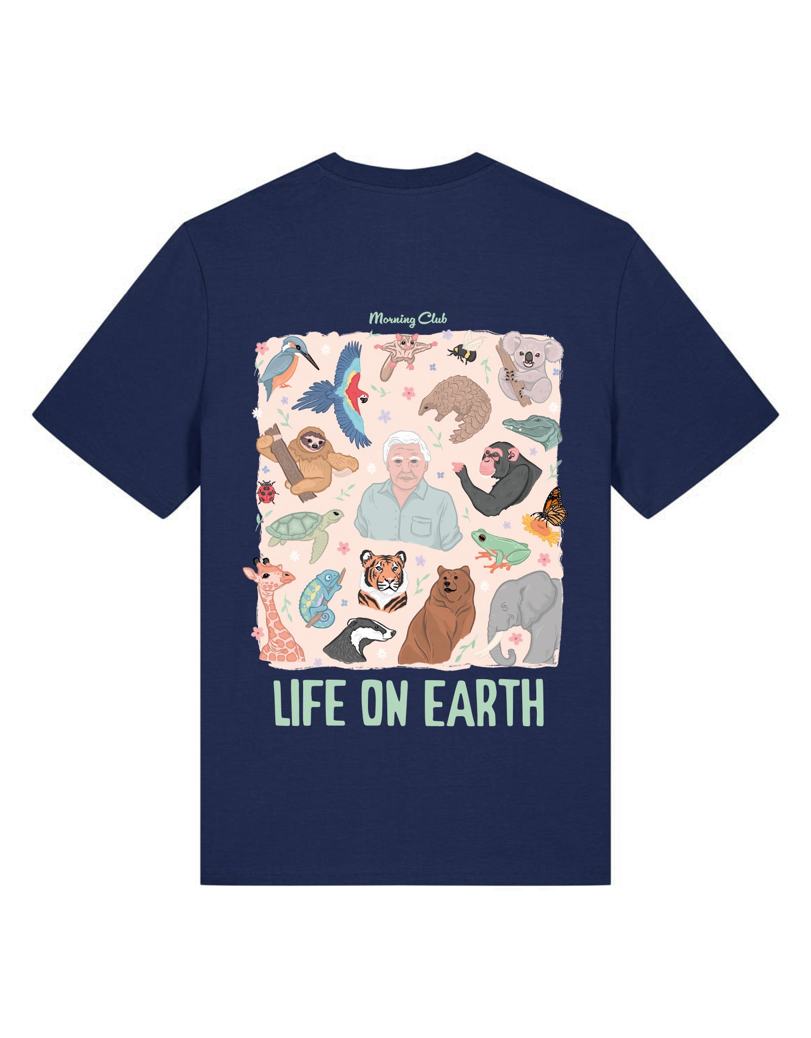 Life On Earth Printed Organic Cotton T-Shirt