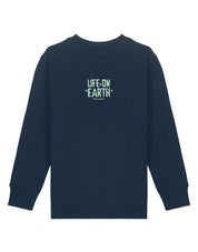 Life On Earth Printed Organic Cotton Childrens Sweatshirt