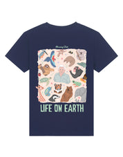 Life On Earth Printed Organic Cotton Childrens T-Shirt