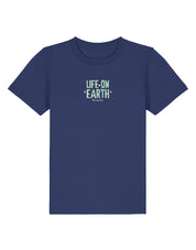 Life On Earth Printed Organic Cotton Childrens T-Shirt