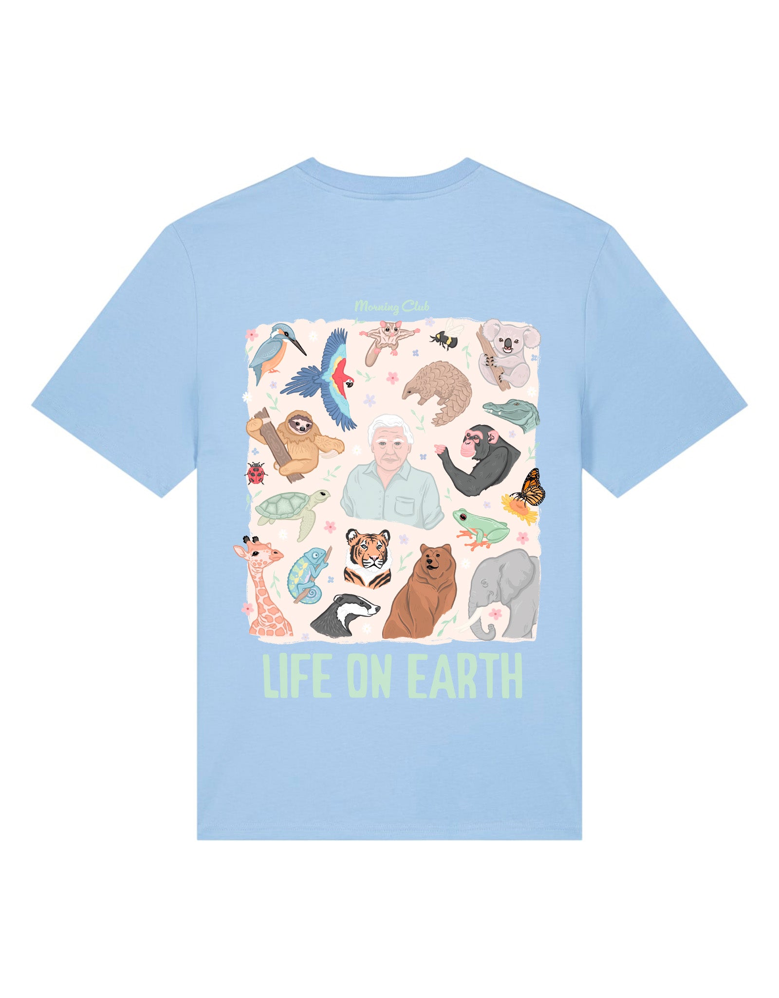 Life On Earth Printed Organic Cotton T-Shirt