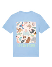 Life On Earth Printed Organic Cotton T-Shirt