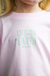 Life On Earth Printed Organic Cotton Childrens T-Shirt