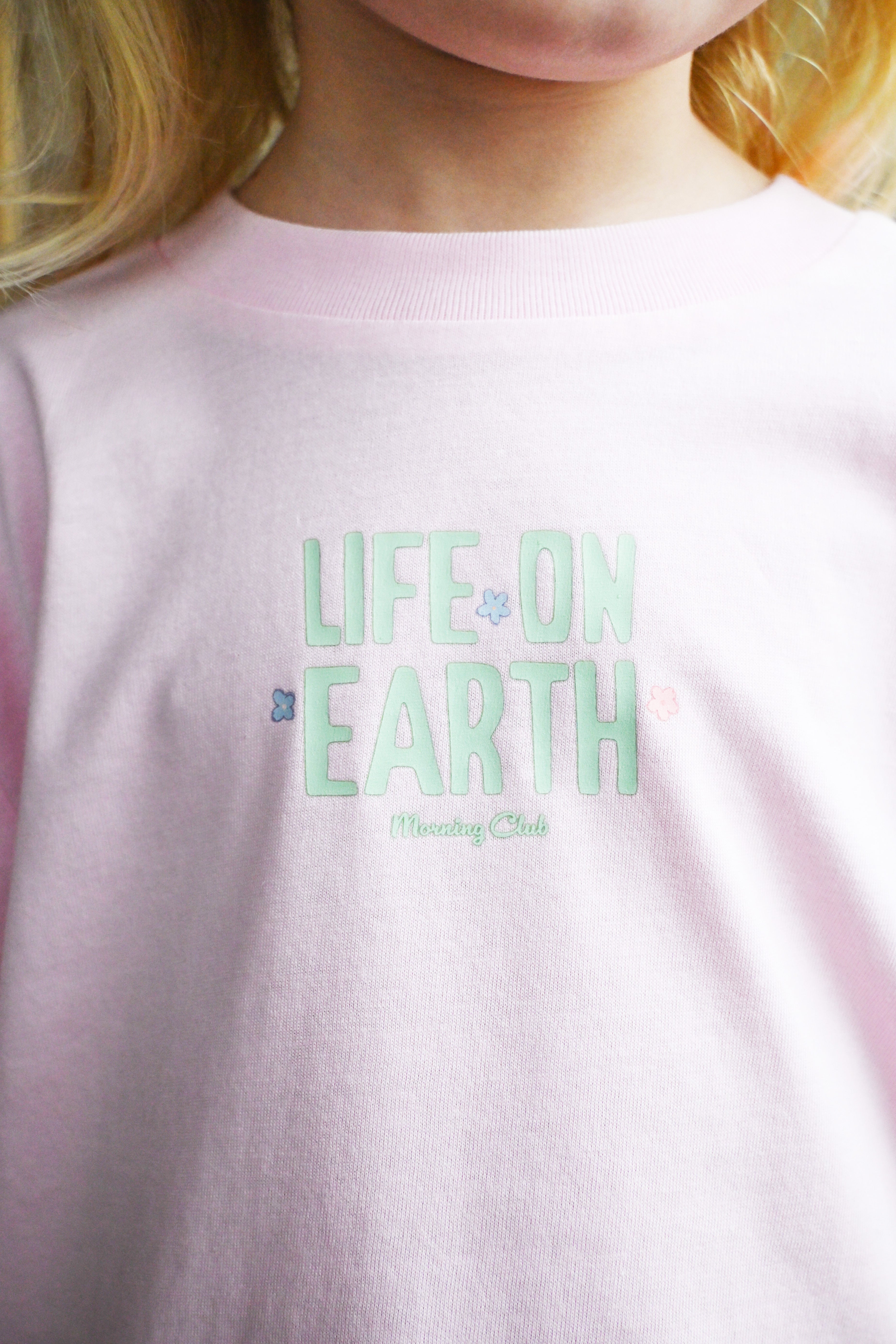 Life On Earth Printed Organic Cotton Childrens T-Shirt