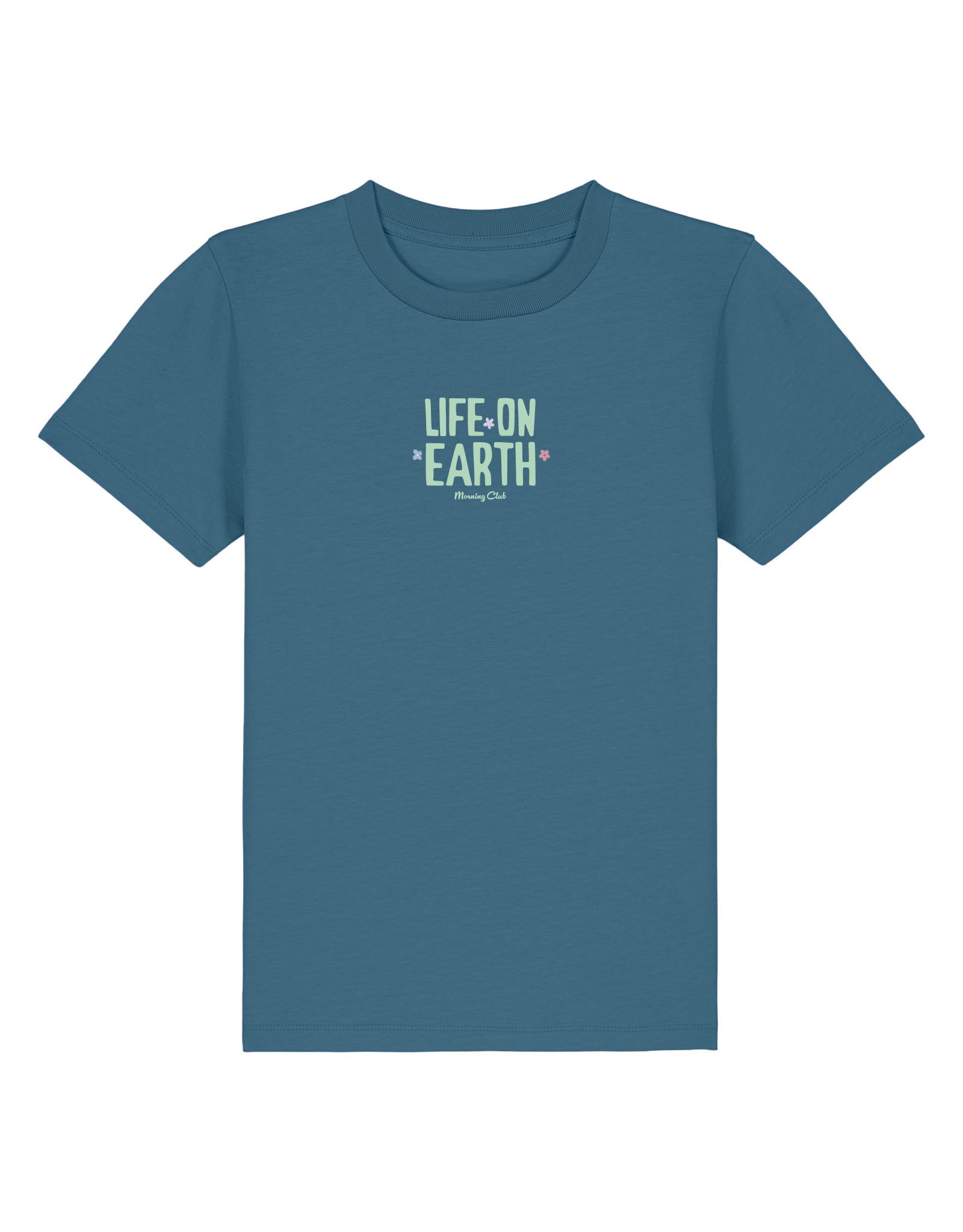 Life On Earth Printed Organic Cotton Childrens T-Shirt