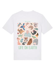 Life On Earth Printed Organic Cotton T-Shirt