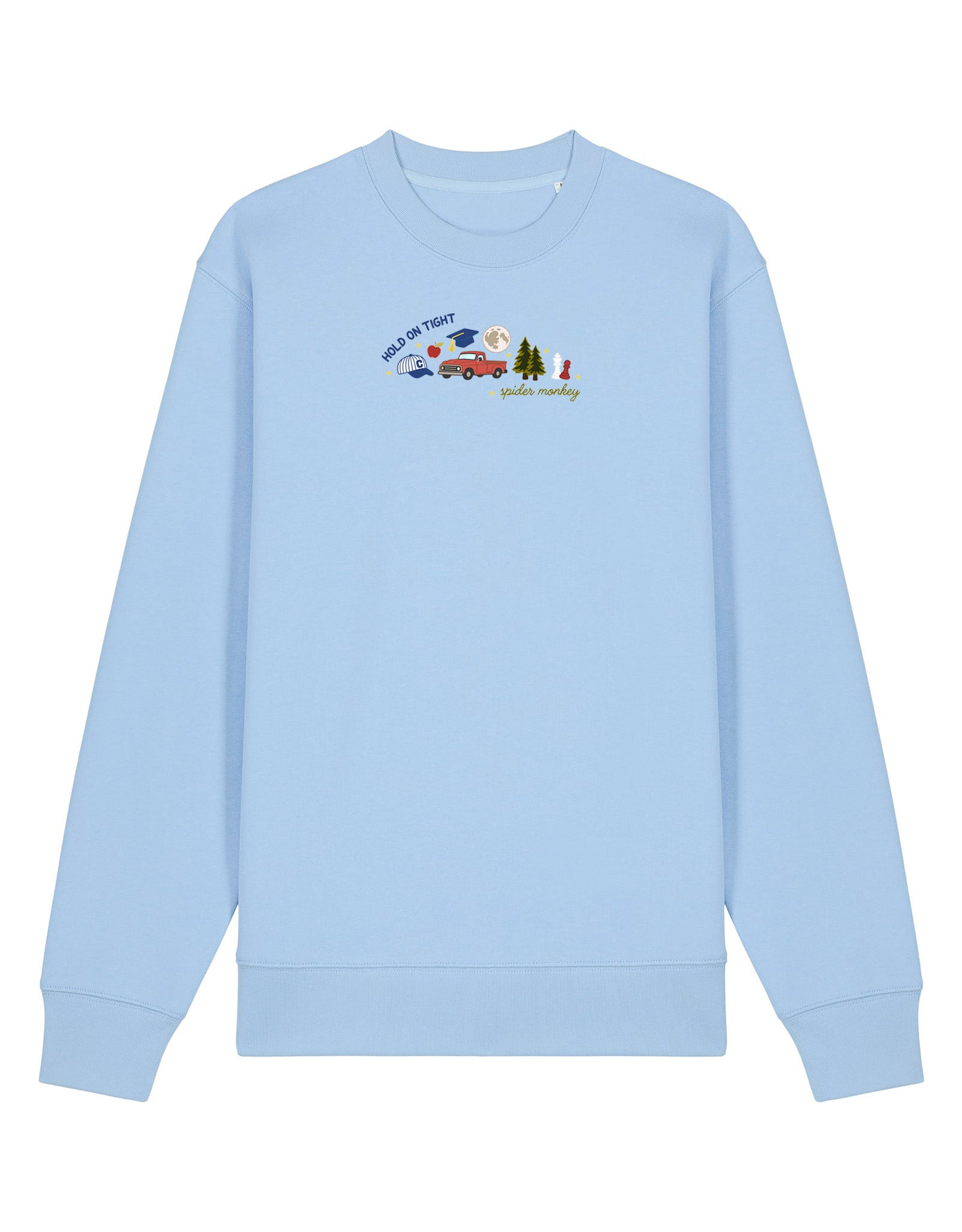 Forks Embroidered Organic Cotton Sweatshirt
