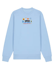 Tree Hill Embroidered Organic Cotton Sweatshirt
