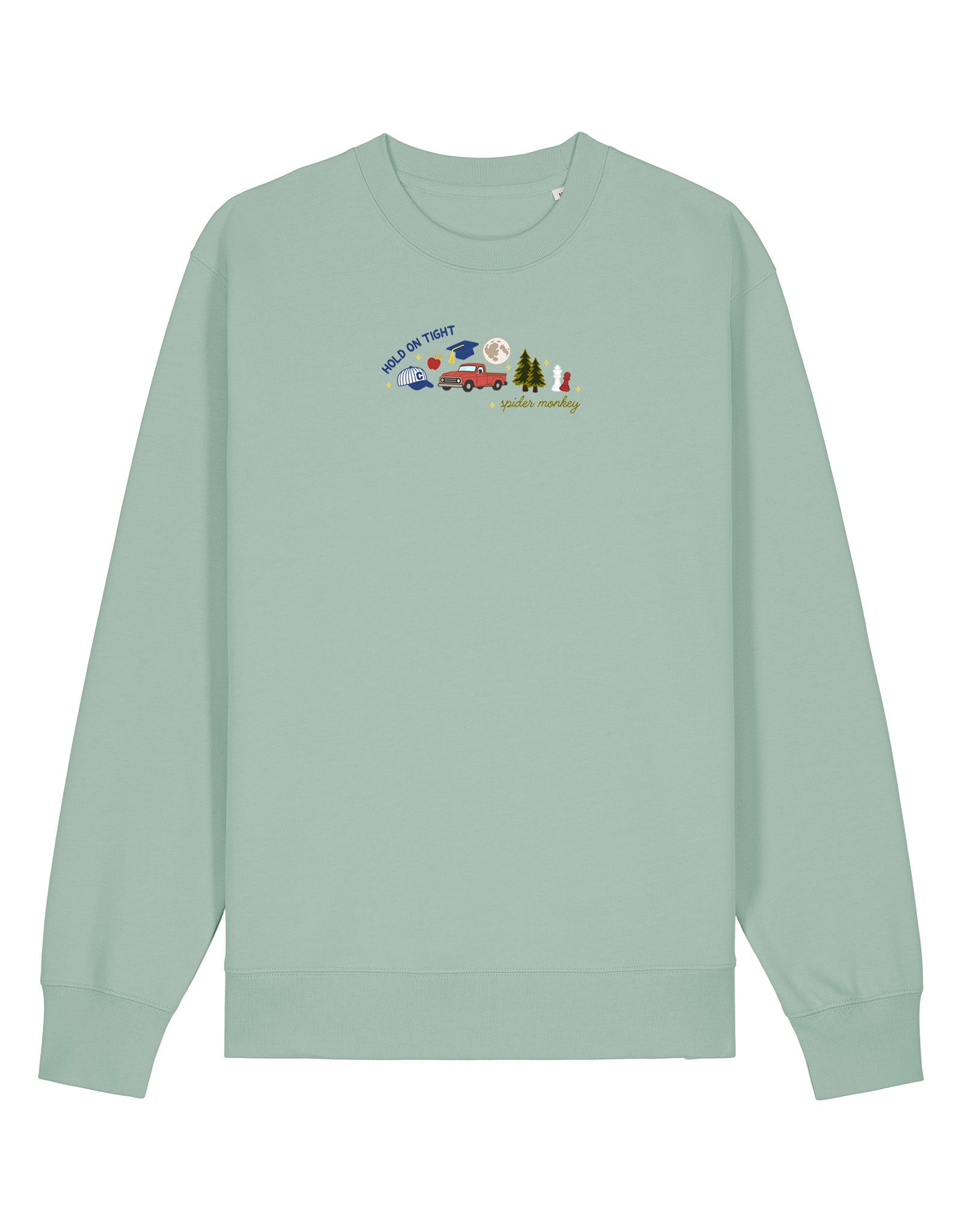 Forks Embroidered Organic Cotton Sweatshirt