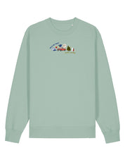 Forks Embroidered Organic Cotton Sweatshirt