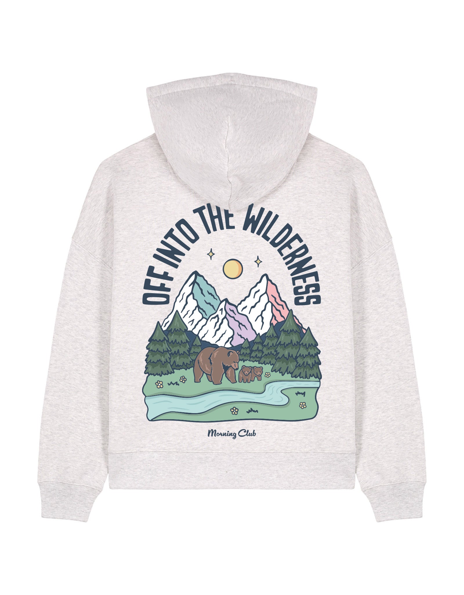Into The Wilderness Boxy Organic Cotton Hoodie