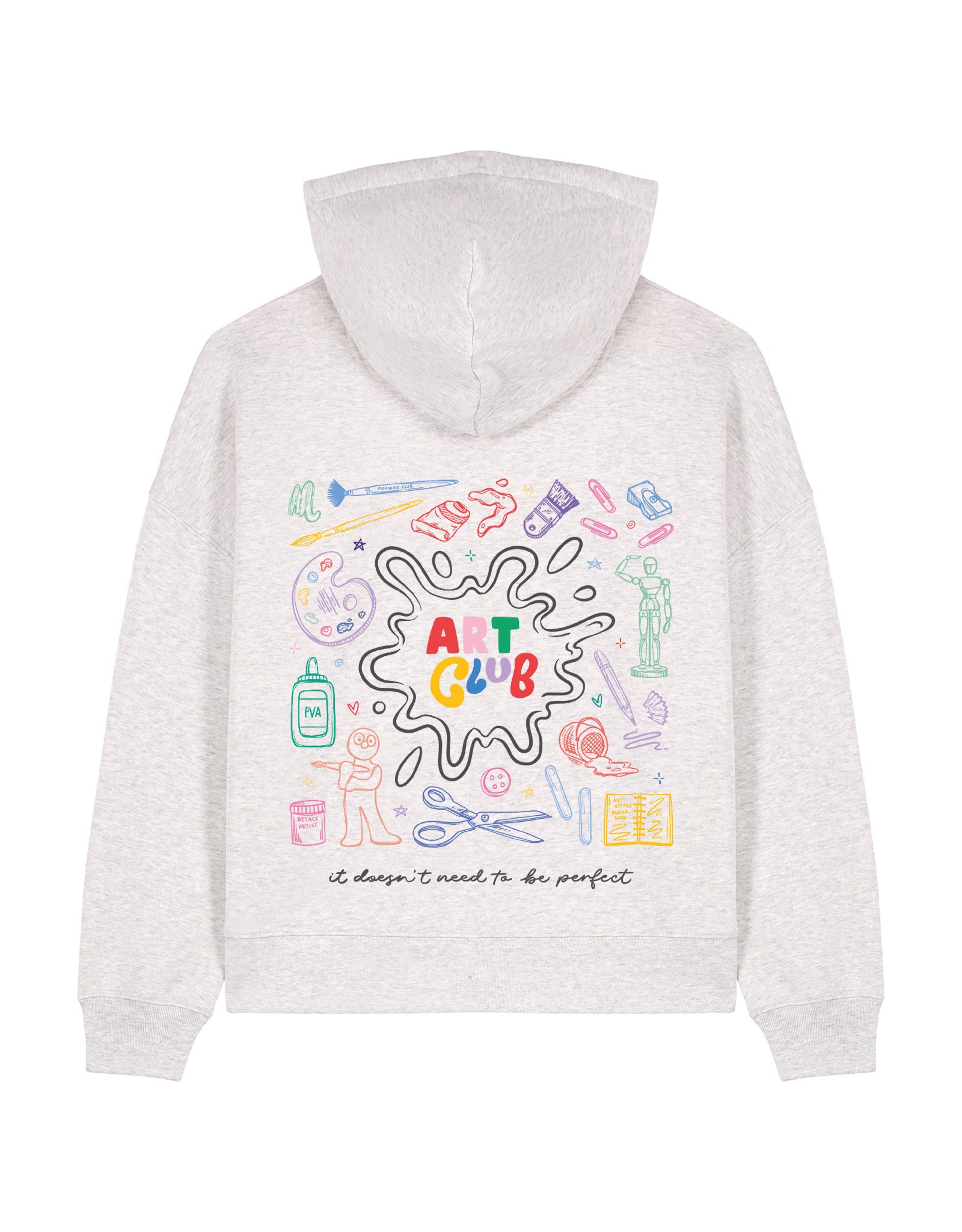 Art Club Boxy Organic Cotton Hoodie
