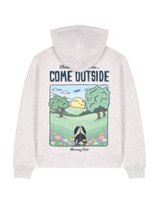 Come Outside Boxy Organic Cotton Hoodie