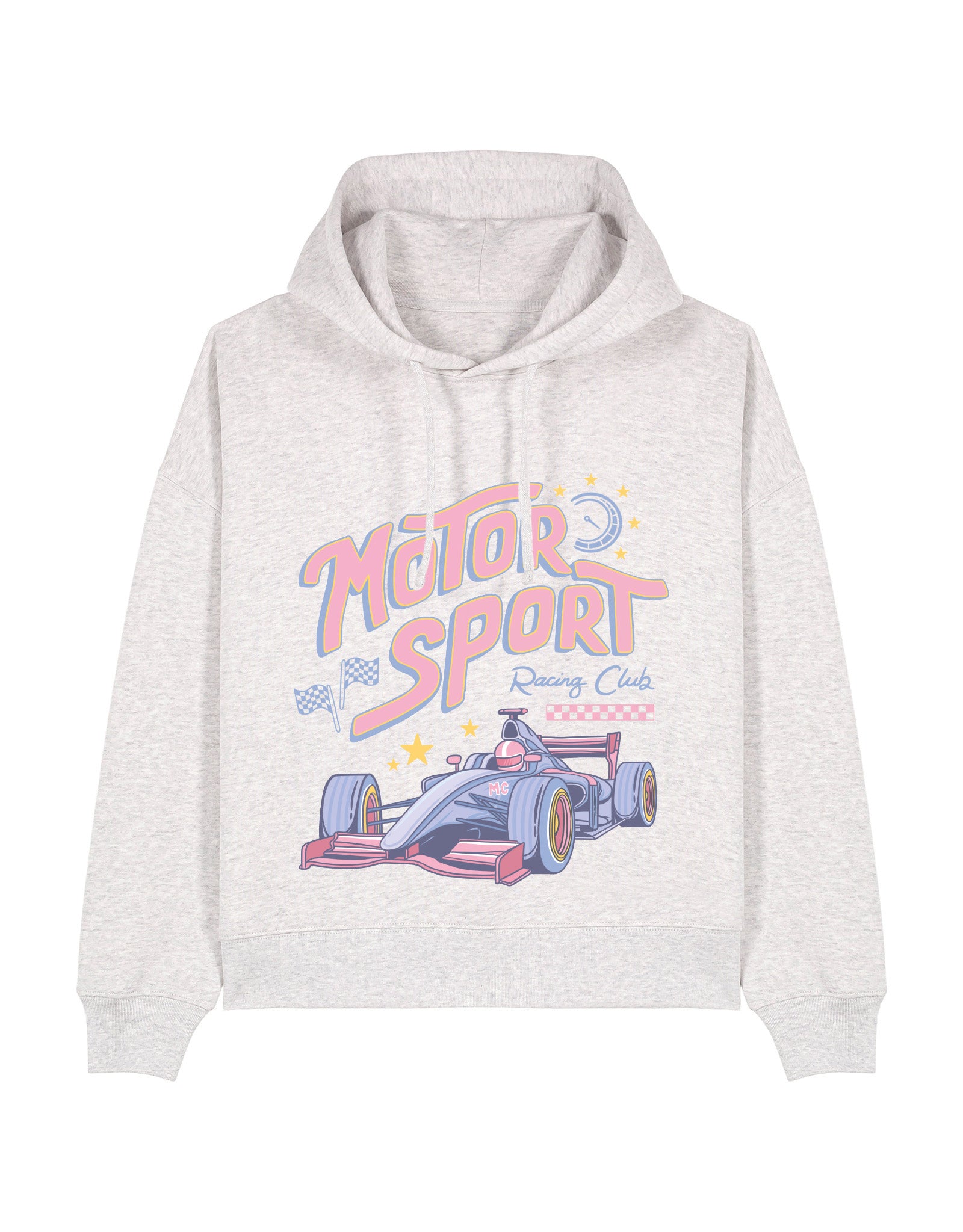 Motorsport Club Boxy Organic Cotton Hoodie