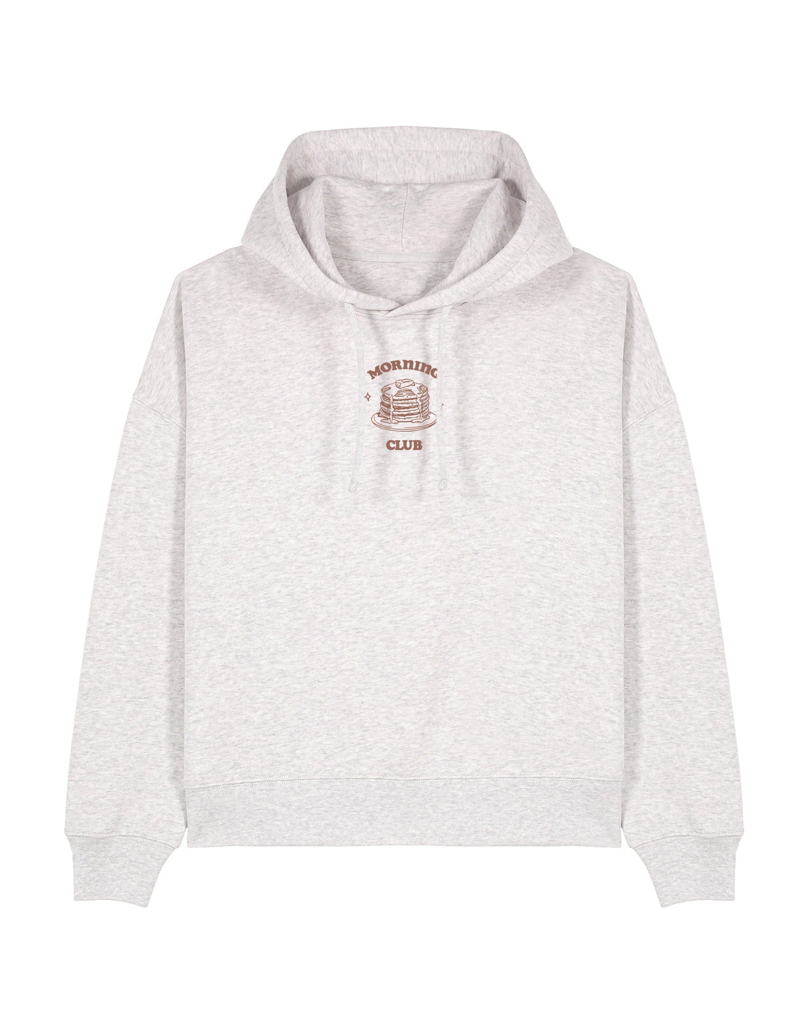 Pancakes Boxy Organic Cotton Hoodie