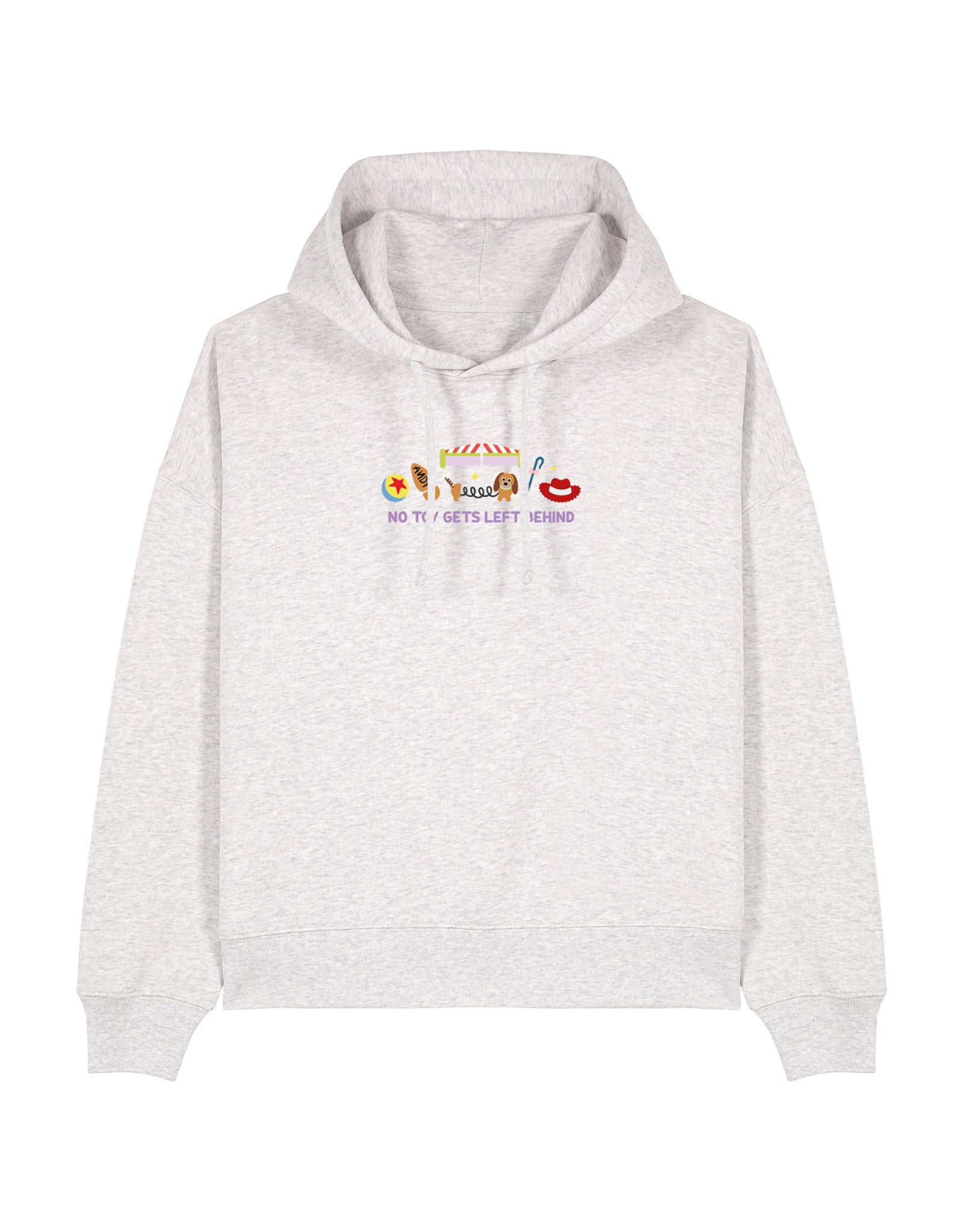 Toys Embroidered Boxy Organic Cotton Hoodie