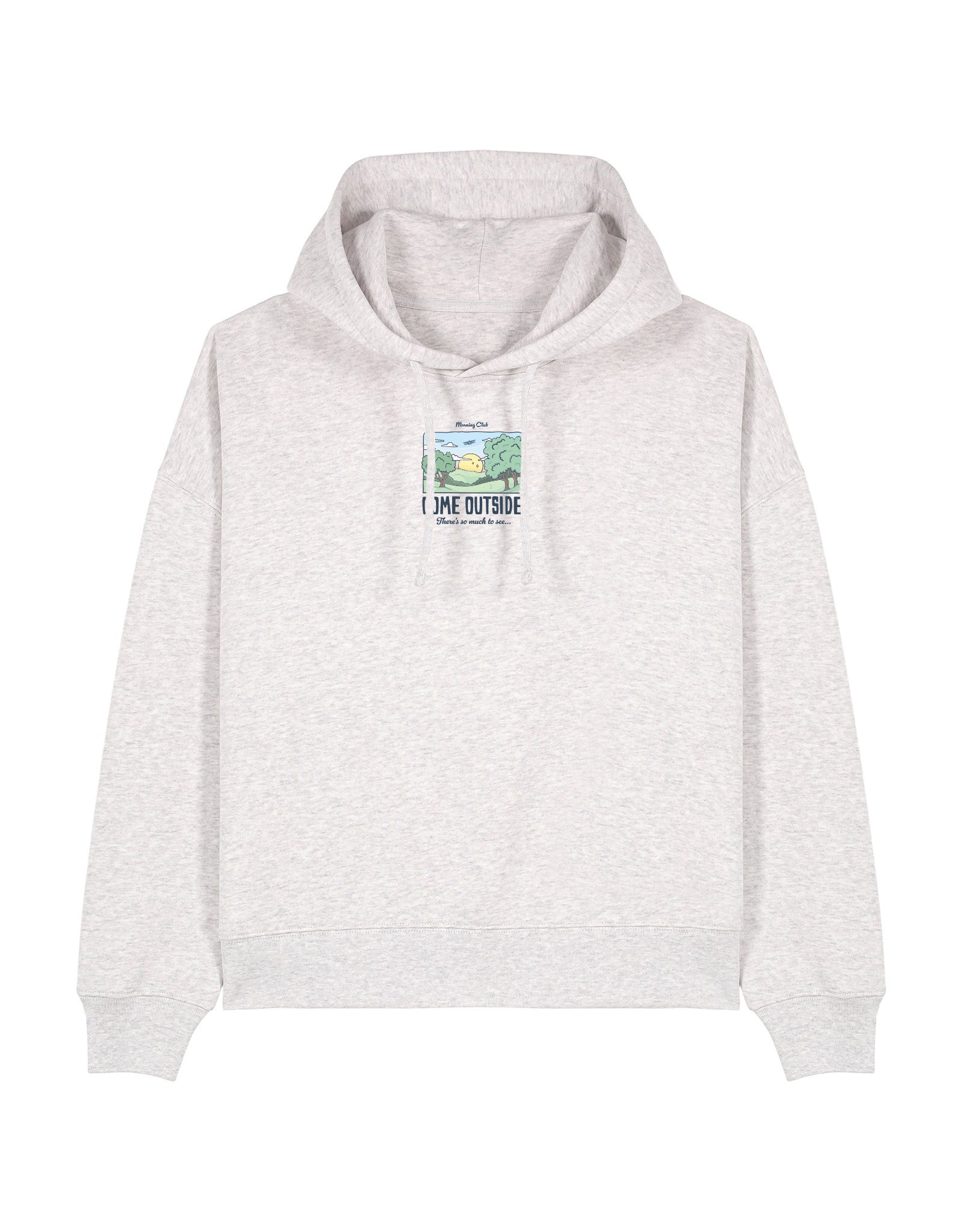 Come Outside Boxy Organic Cotton Hoodie