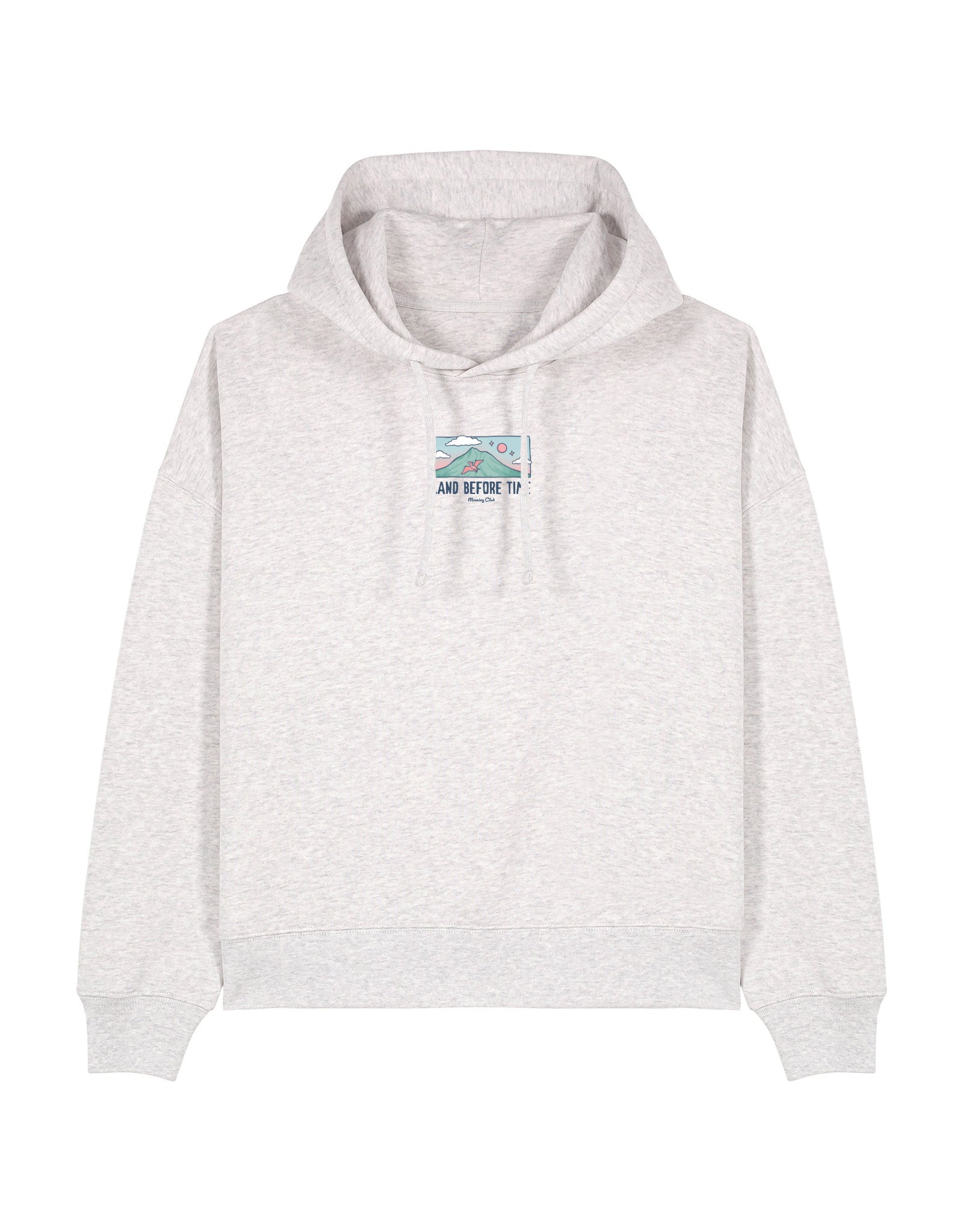 Dinosaurs Boxy Organic Cotton Hoodie