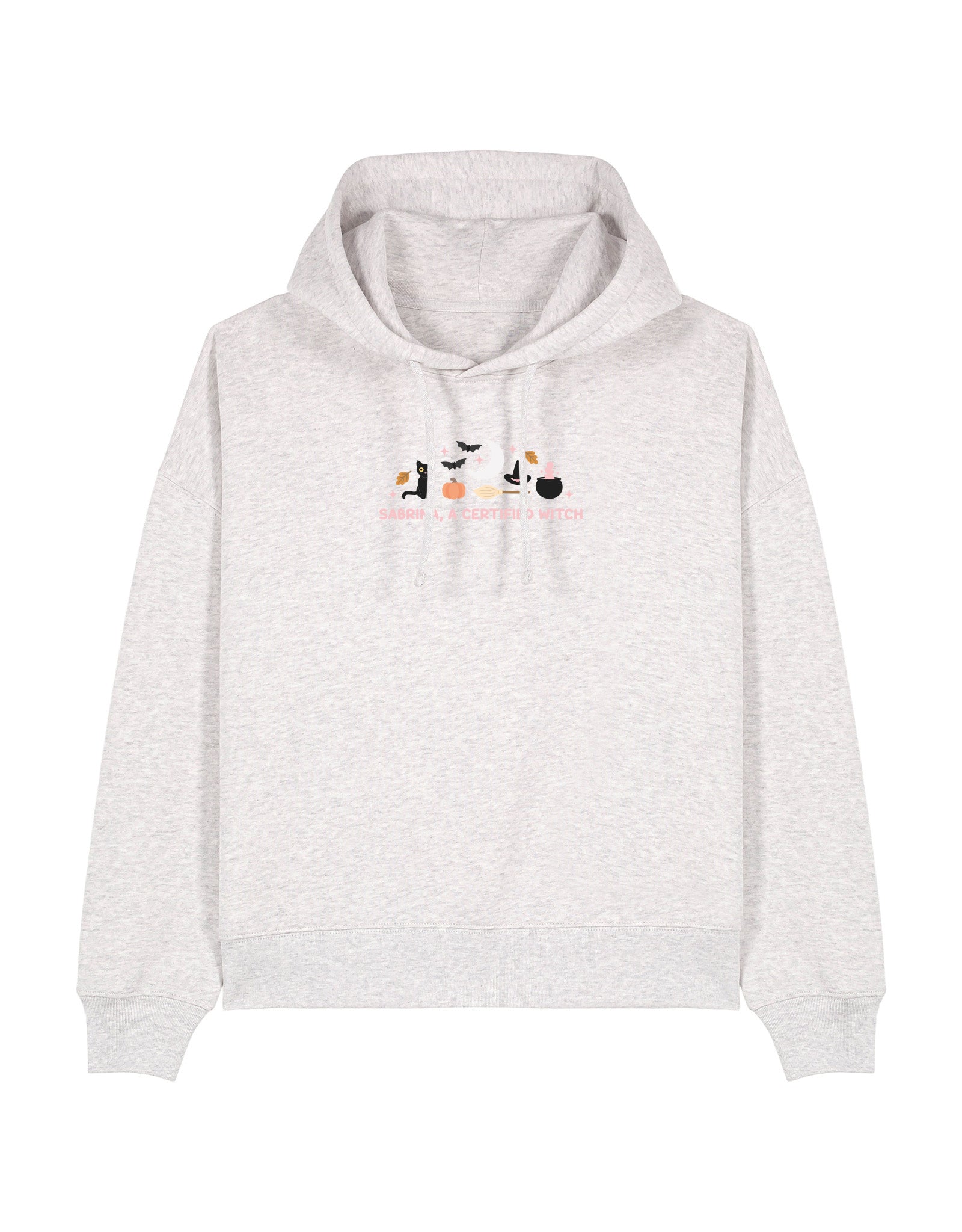 Sabrina Embroidered Boxy Organic Cotton Hoodie