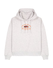 Pumpkins Embroidered Boxy Organic Cotton Hoodie