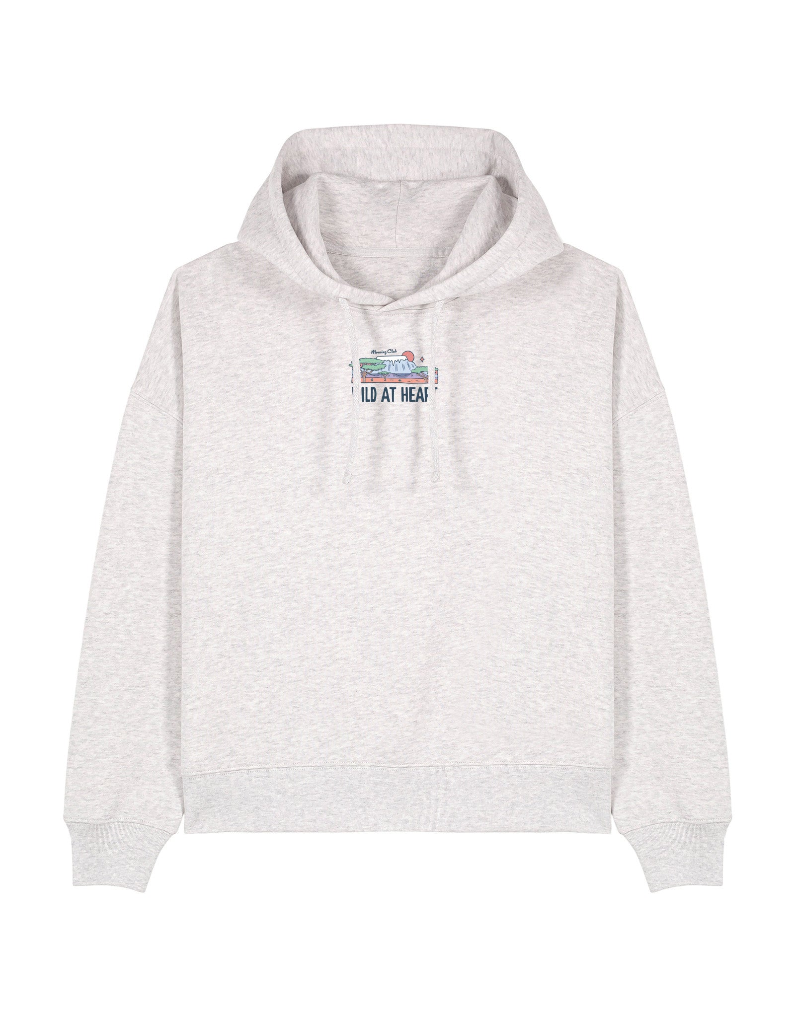 Wild At Heart Boxy Organic Cotton Hoodie