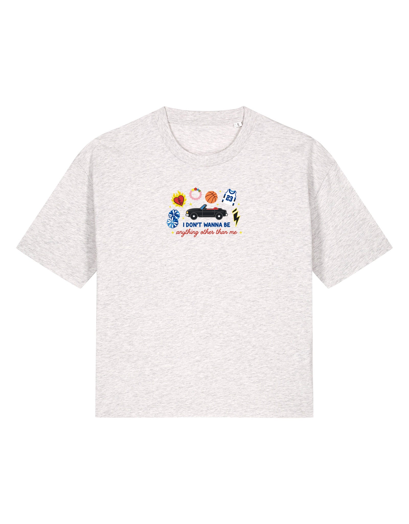 Tree Hill Embroidered Boxy Organic Cotton Tee