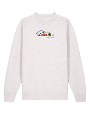 Forks Embroidered Organic Cotton Sweatshirt
