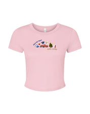 Forks Embroidered Micro Rib Baby Tee
