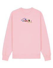 Forks Embroidered Organic Cotton Sweatshirt