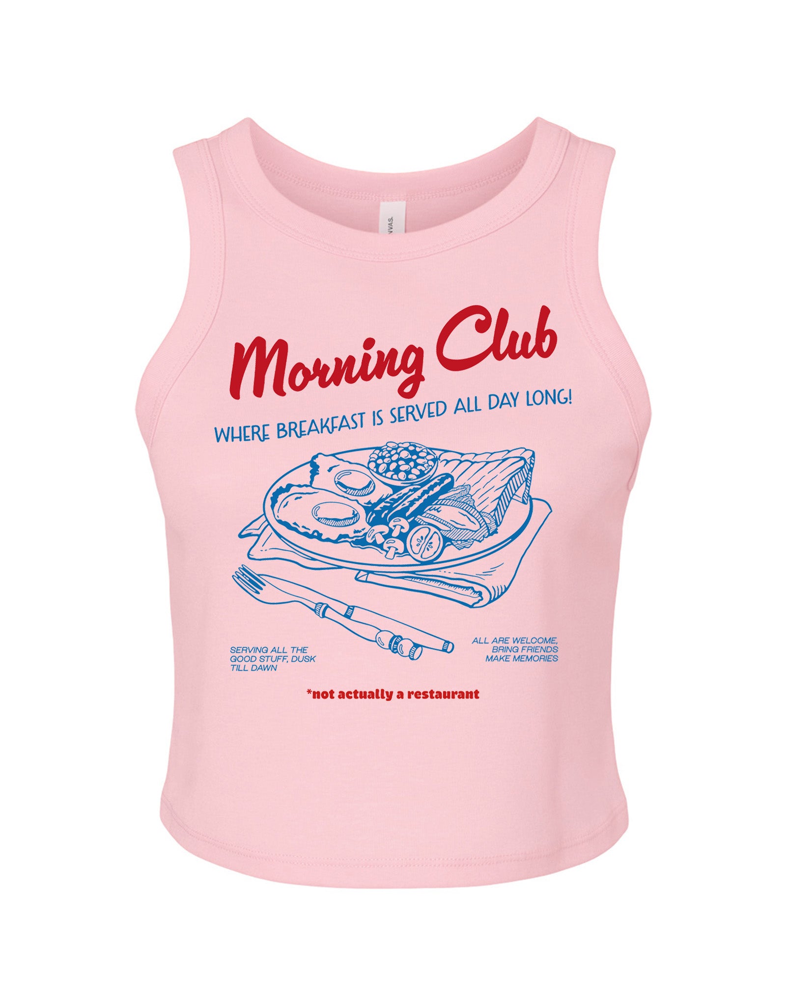 SAMPLERL2 - Breakfast Fry Up Racerback Vest