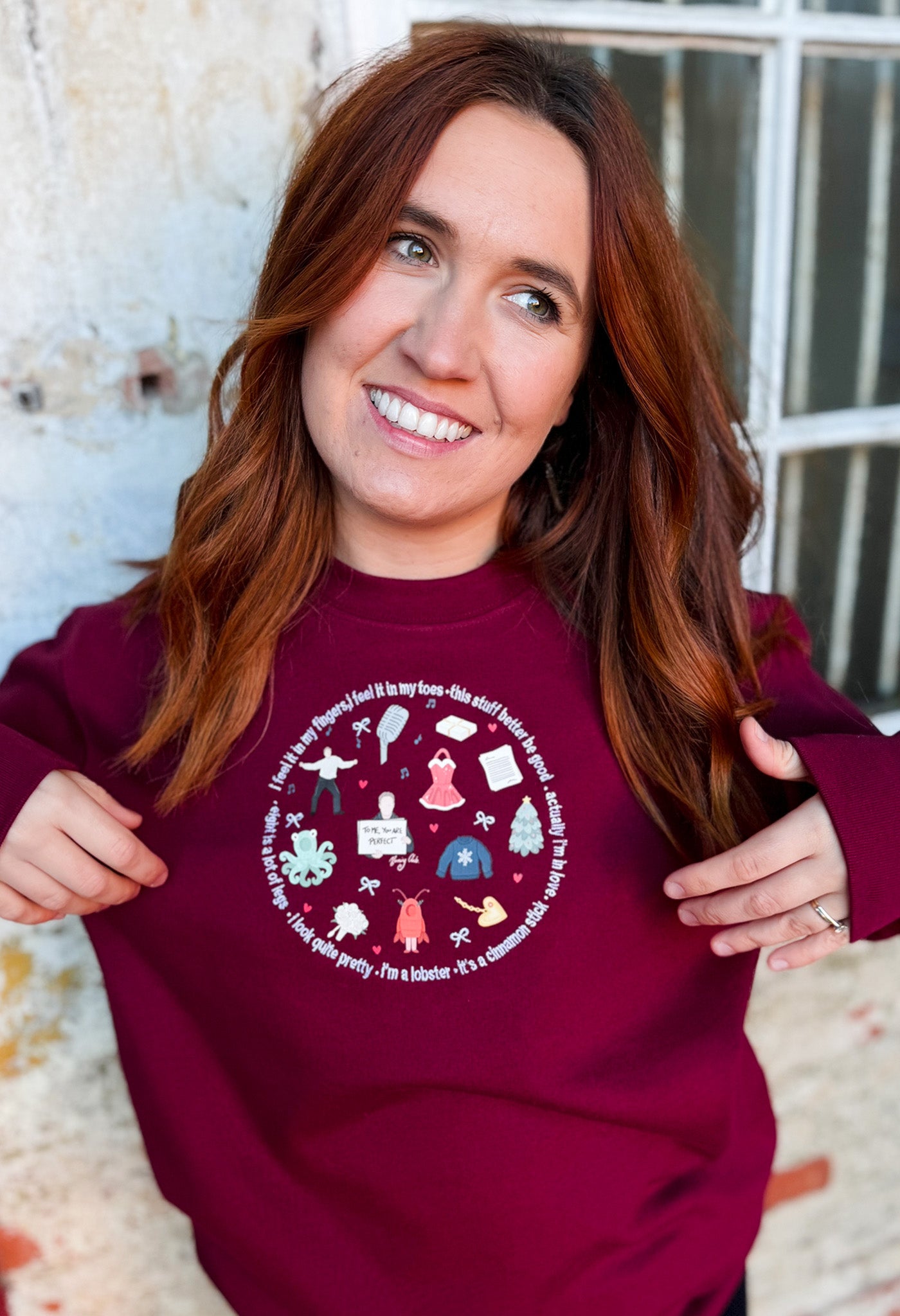 Love Christmas Organic Cotton Sweatshirt