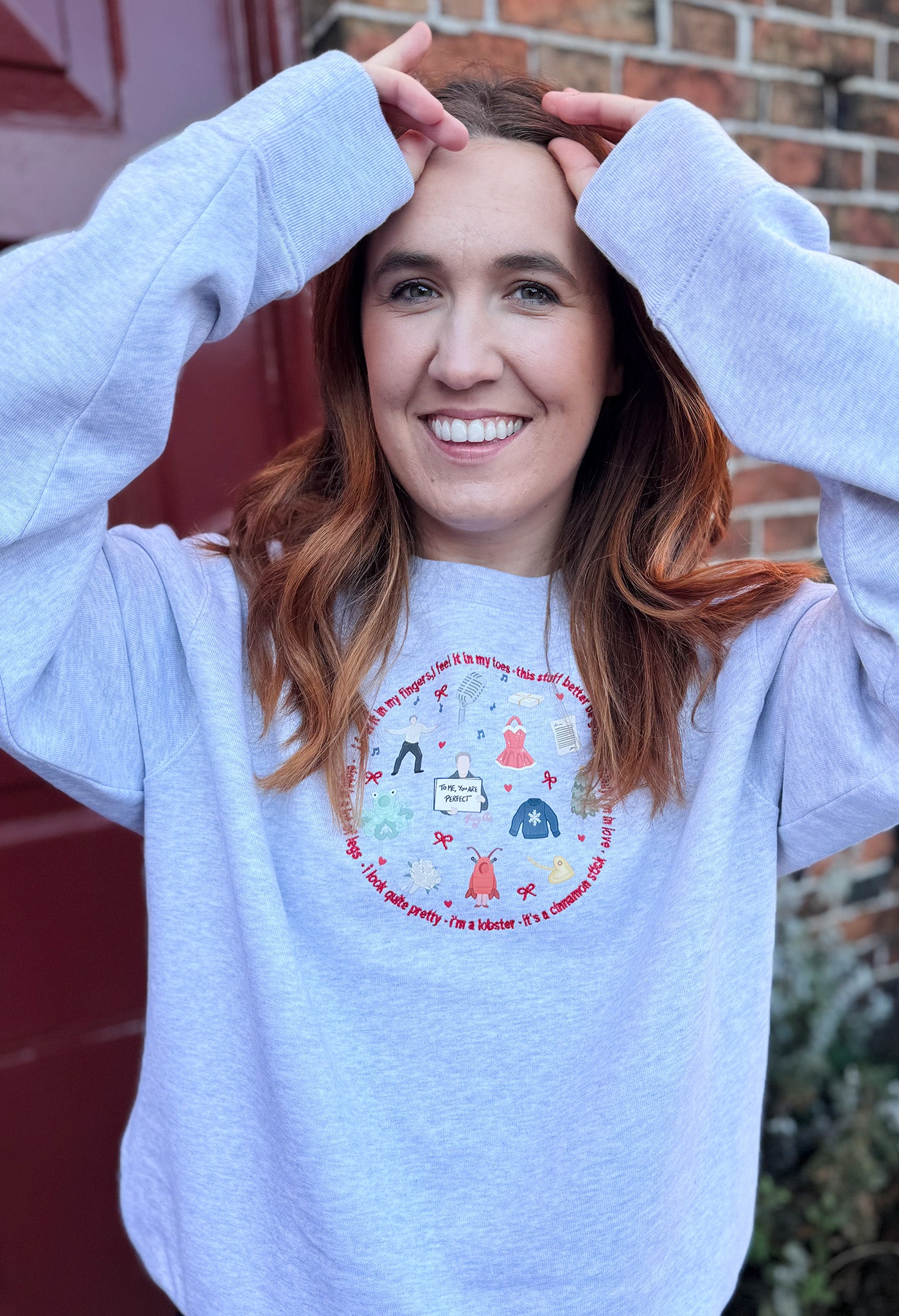 Love Christmas Organic Cotton Sweatshirt