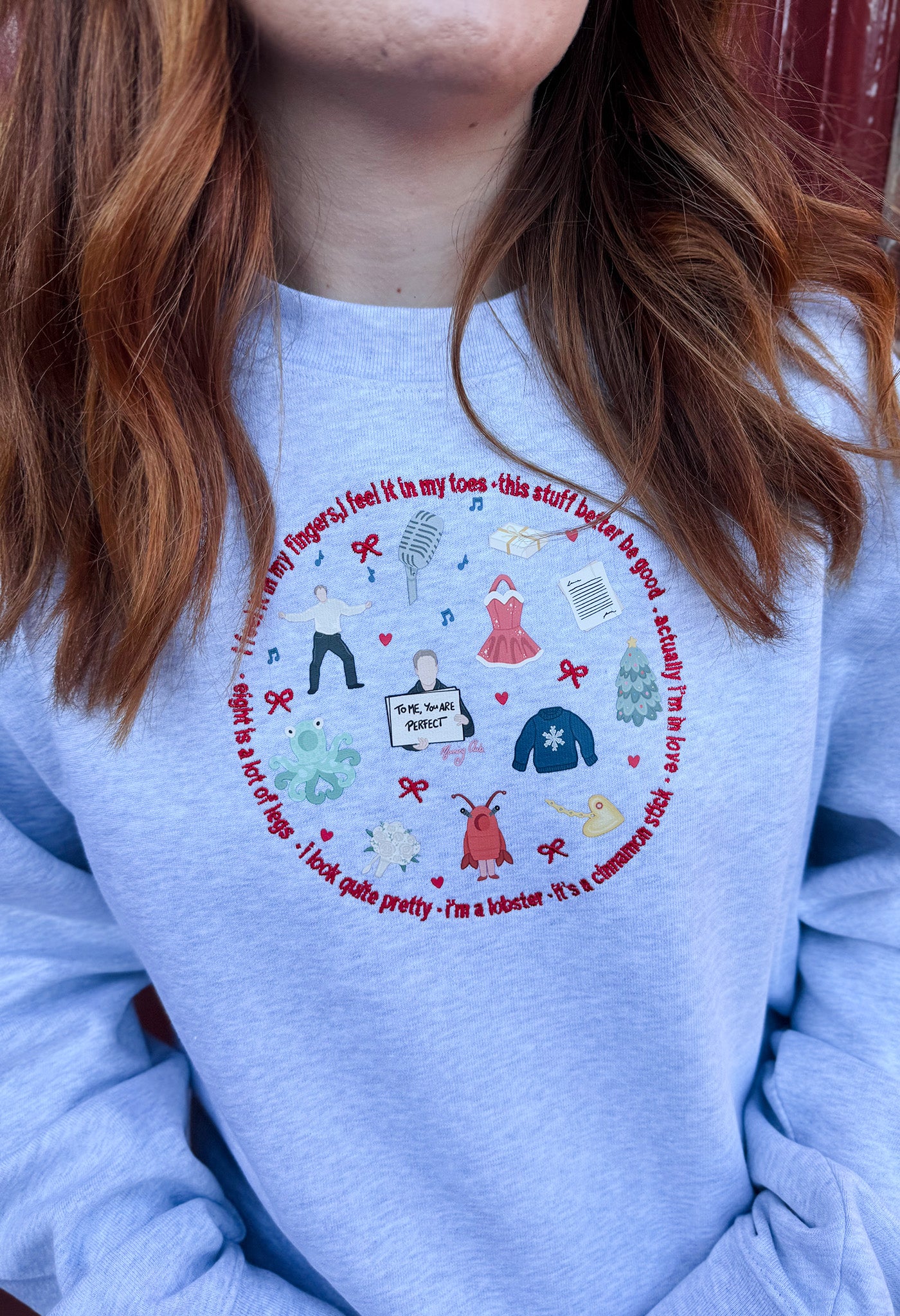 Love Christmas Organic Cotton Sweatshirt