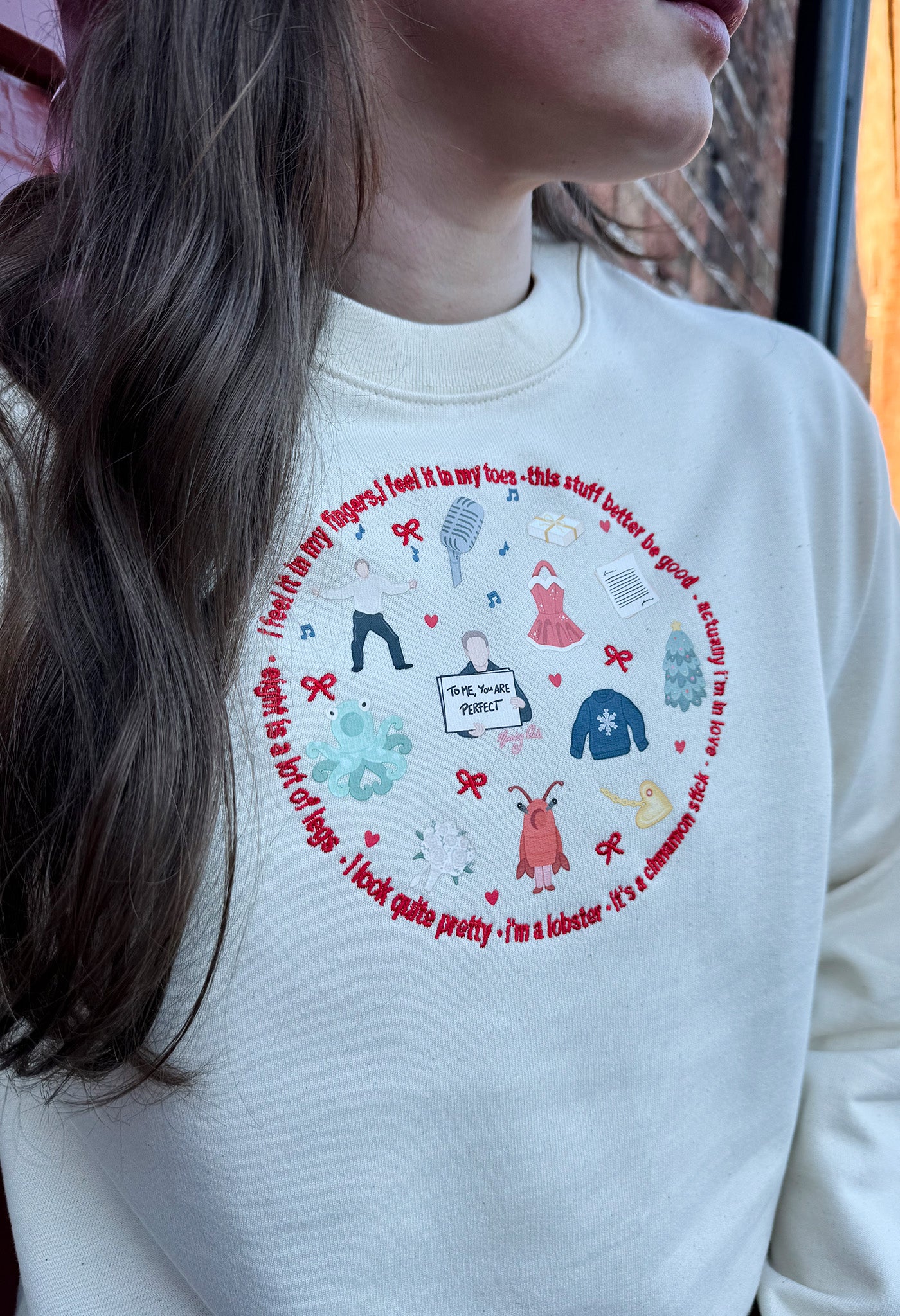Love Christmas Organic Cotton Sweatshirt