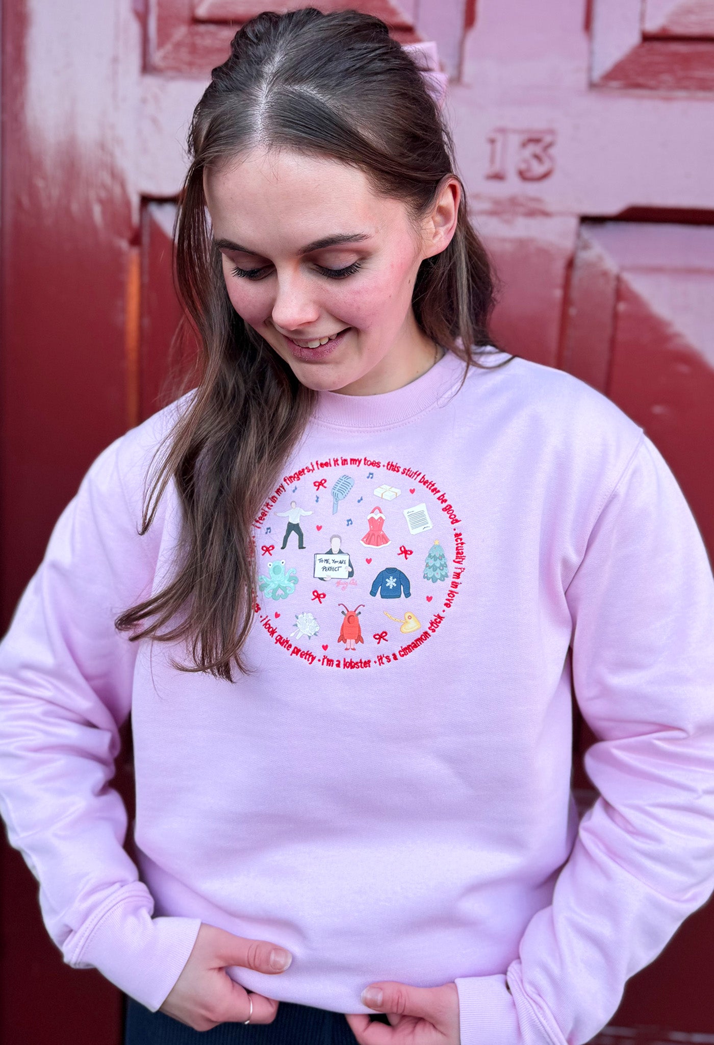Love Christmas Organic Cotton Sweatshirt