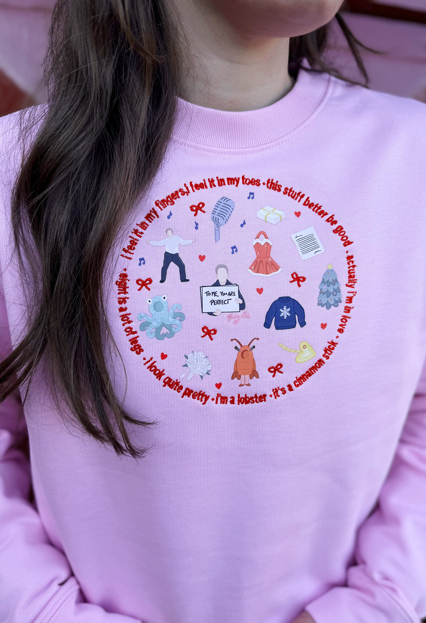 Love Christmas Organic Cotton Sweatshirt
