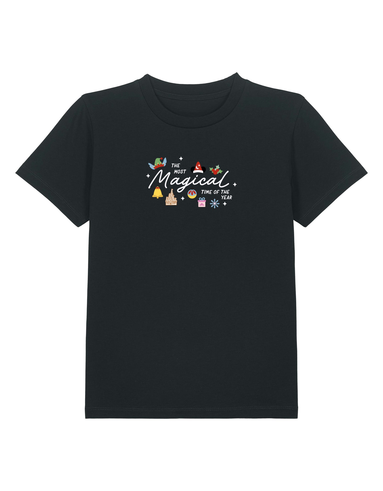 Magical Embroidered Organic Cotton Childrens T-Shirt