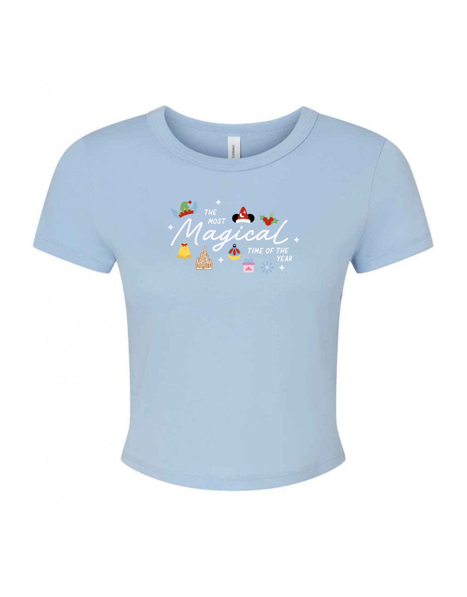 Magical Embroidered Micro Rib Baby Tee