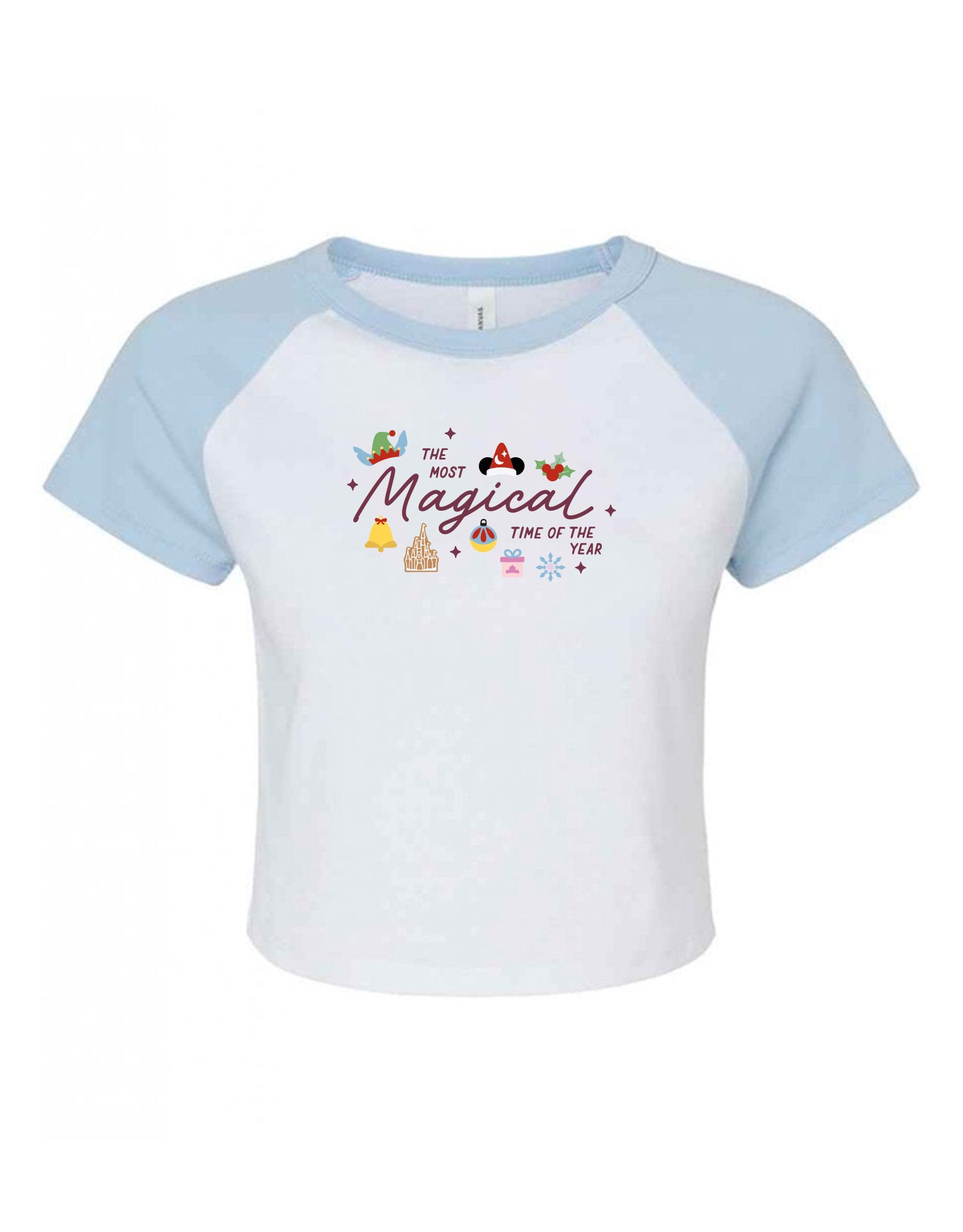 Magical Embroidered Micro Rib Baby Tee