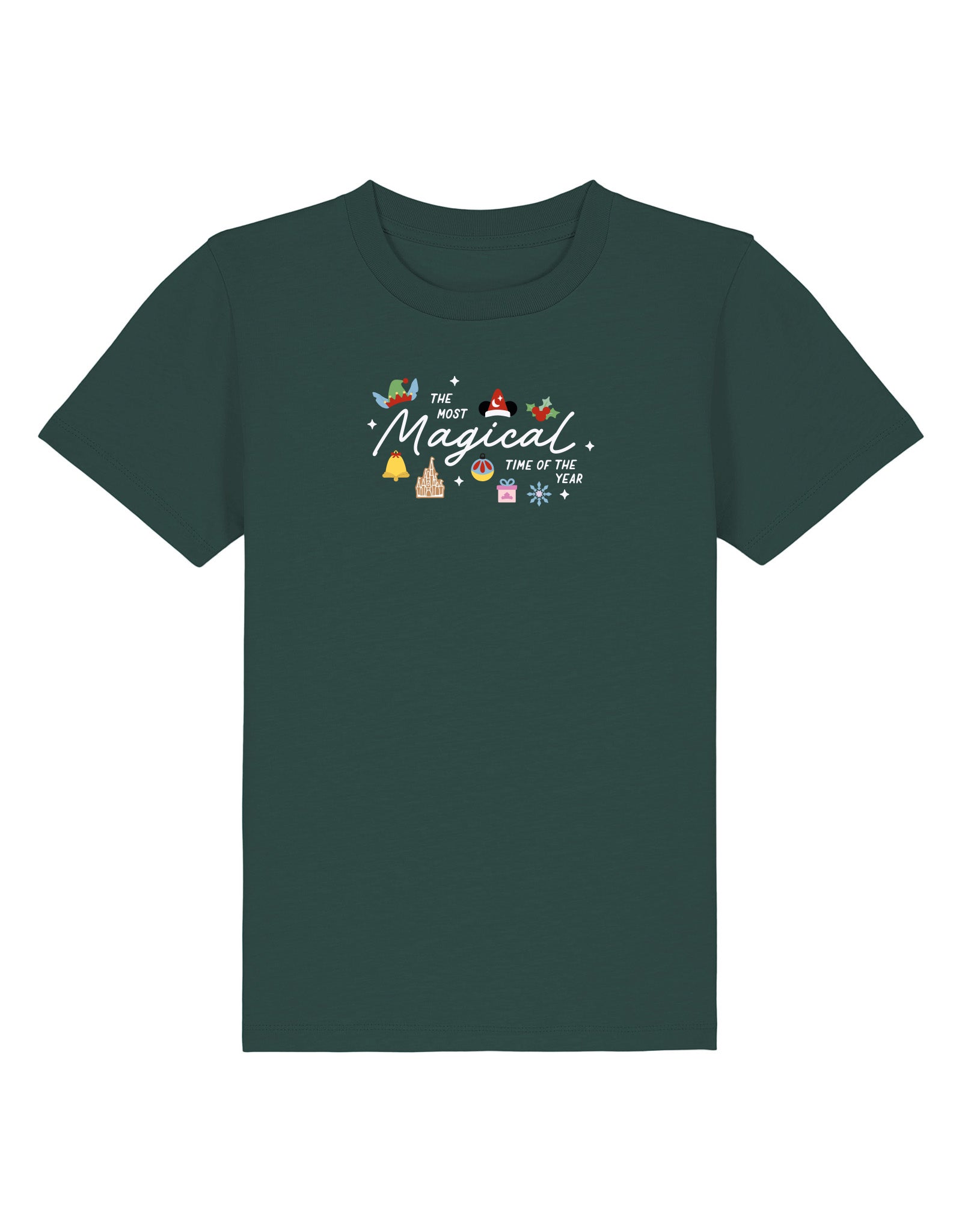 Magical Embroidered Organic Cotton Childrens T-Shirt