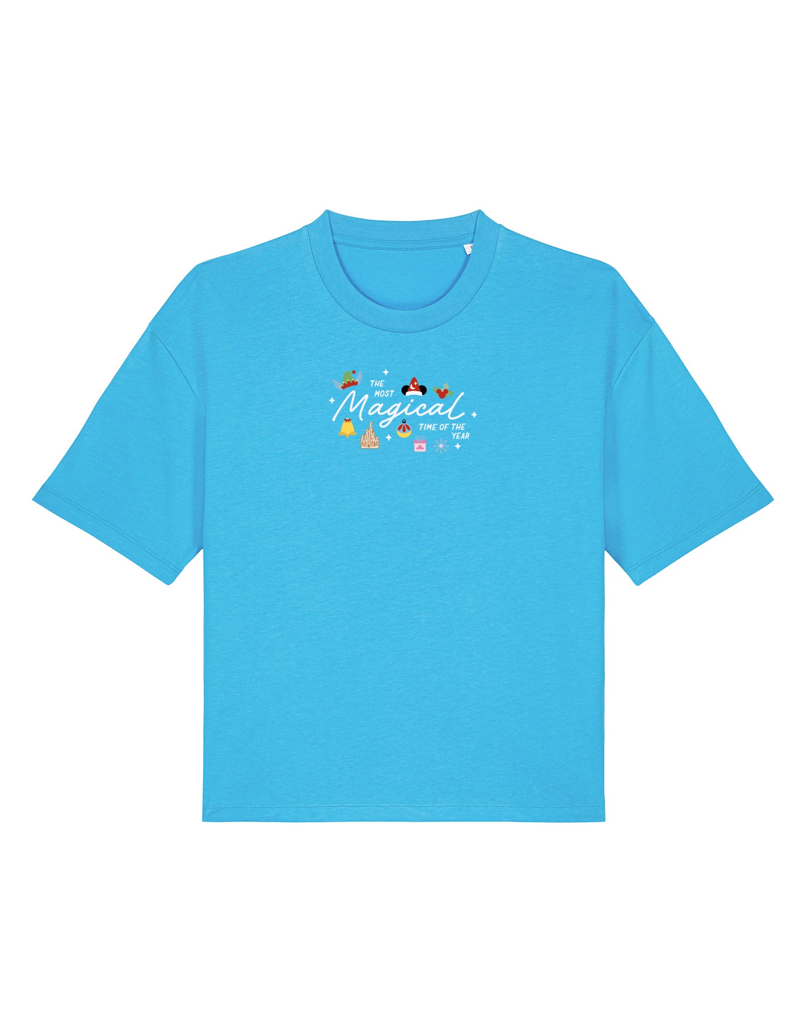 Magical Embroidered Boxy Organic Cotton Tee
