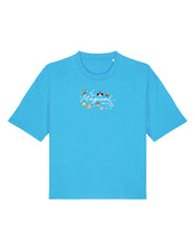Magical Embroidered Boxy Organic Cotton Tee
