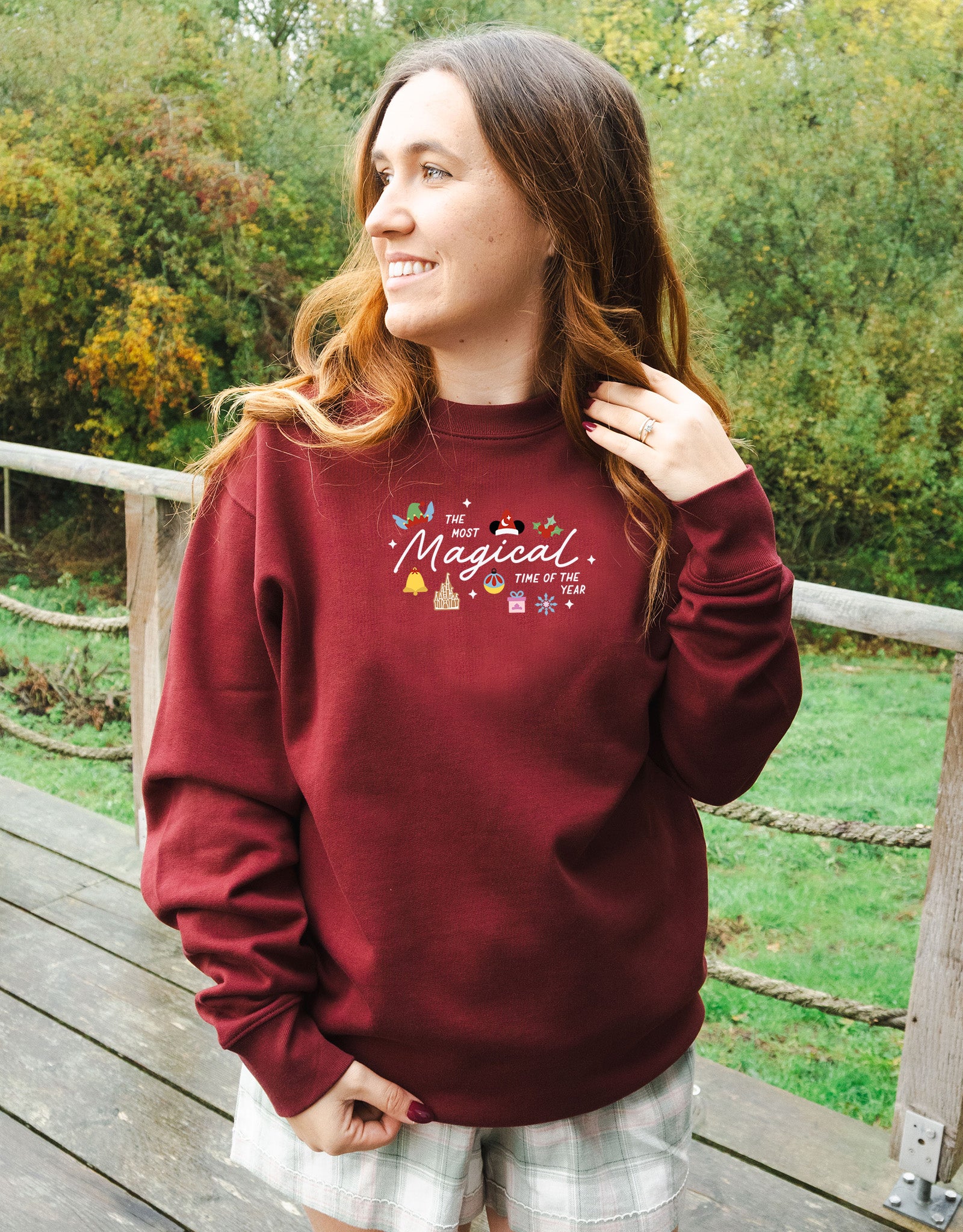 Magical Embroidered Organic Cotton Sweatshirt
