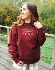 Magical Embroidered Organic Cotton Sweatshirt