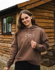 Magical Embroidered Boxy Organic Cotton Hoodie
