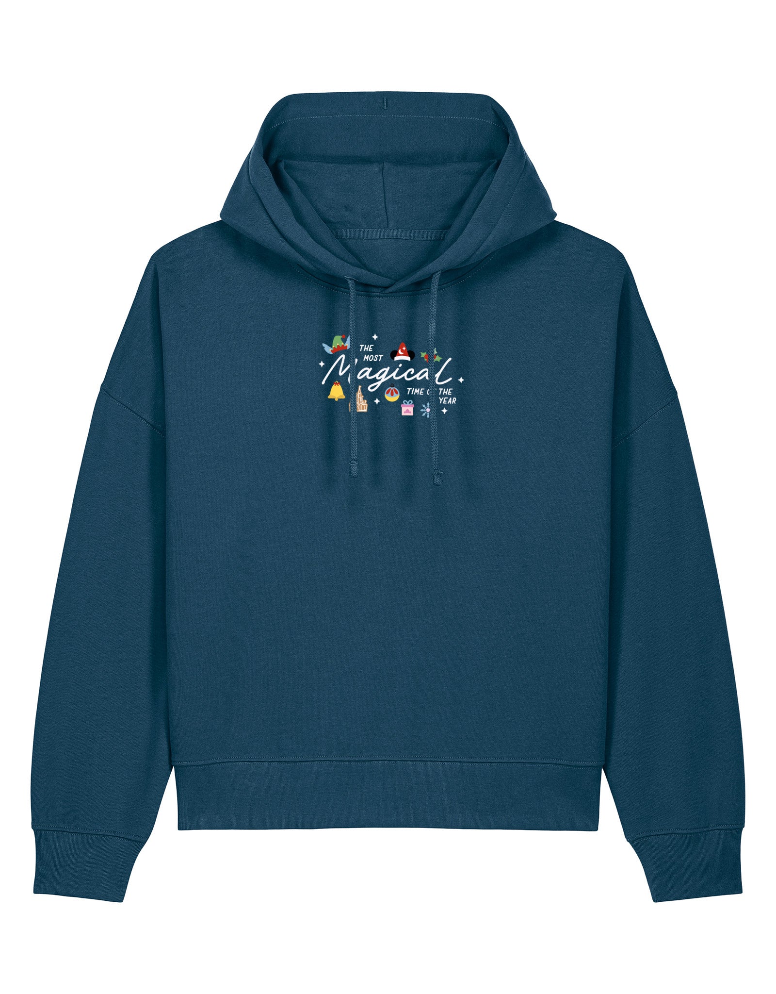 Magical Embroidered Boxy Organic Cotton Hoodie