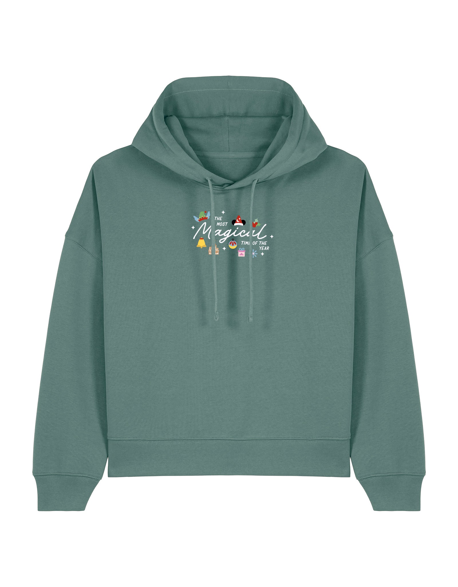 Magical Embroidered Boxy Organic Cotton Hoodie