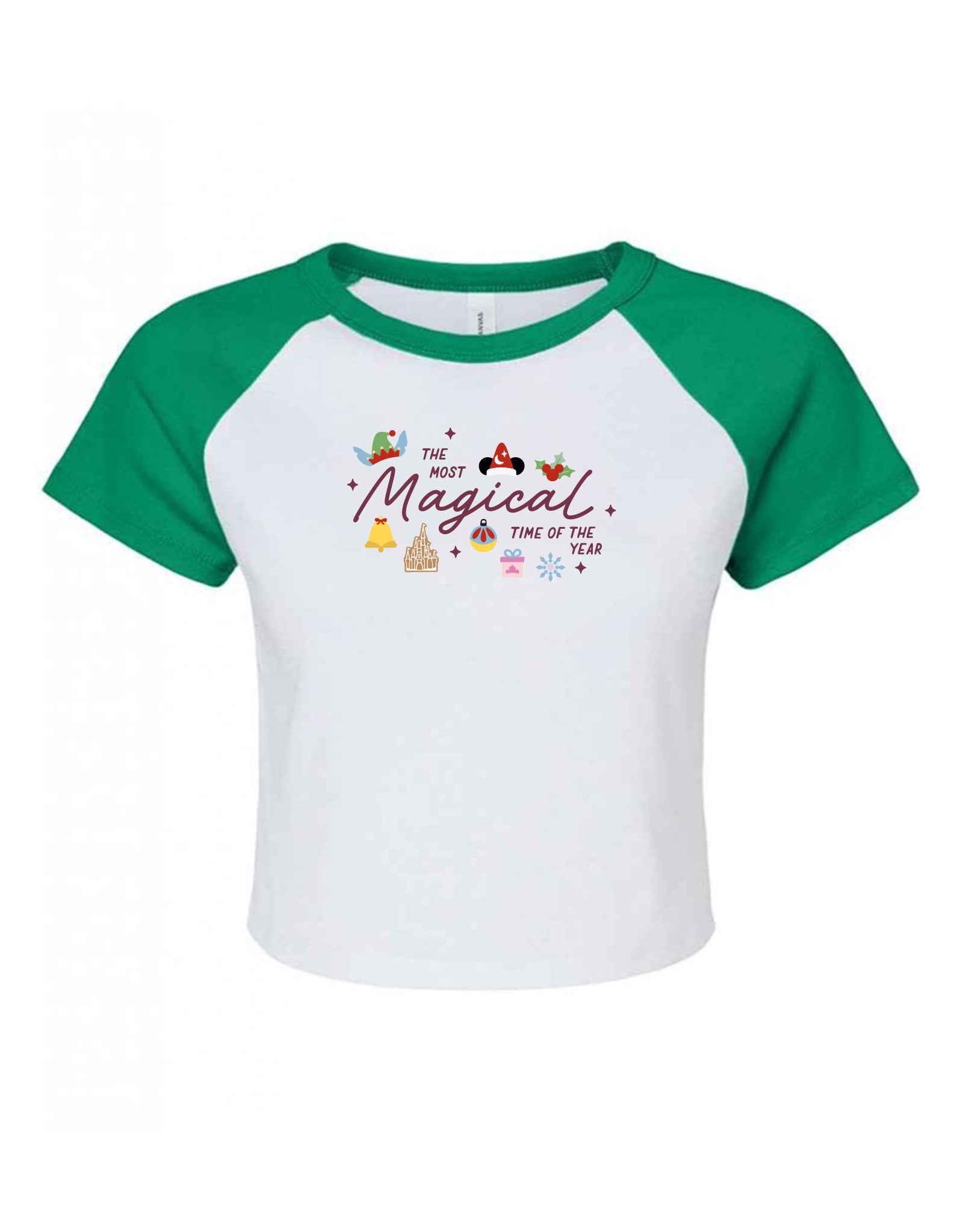 Magical Embroidered Micro Rib Baby Tee